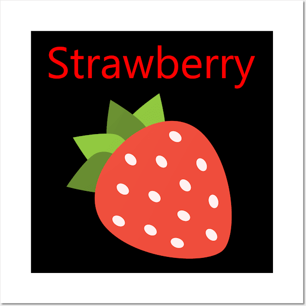 Strawberry Wall Art by EclecticWarrior101